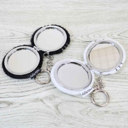 Sanrio｜Hello Kitty Eye Planning Yurumofu Double Mirror｜W65 x H65 x D18mm approx.