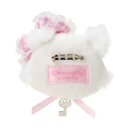 Sanrio｜My Furbaby Charmmykitty Mascot Brooch｜ 8×2.5×9cm approx.