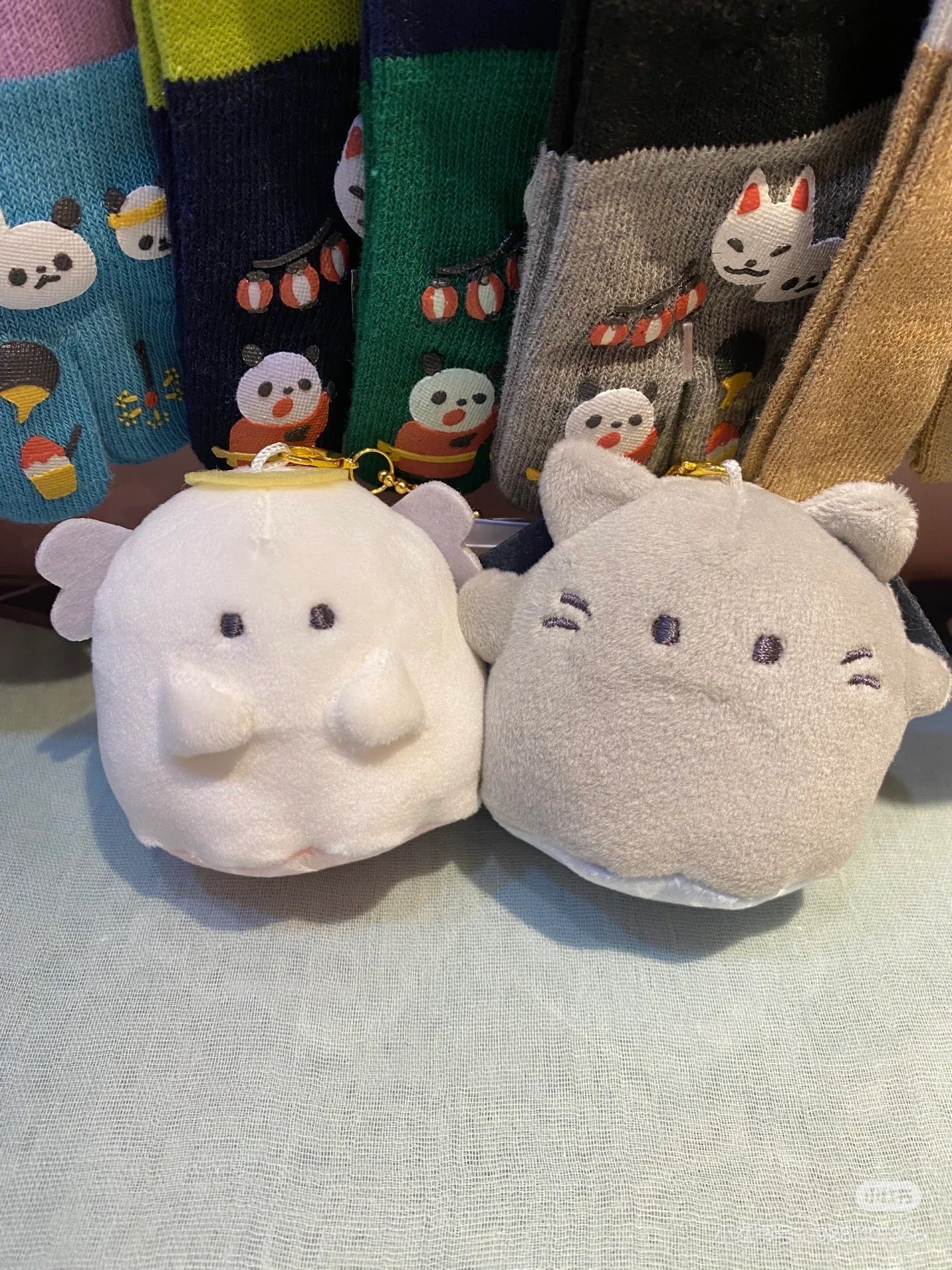 Nico Nui｜幽幽家族磁吸毛绒玩偶挂件/包挂/1对｜约H140×W130×D70
