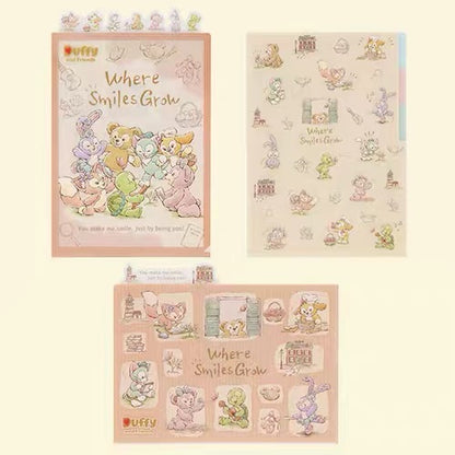 Disney｜东迪2024夏日剧场系列DUFFY达菲和朋友们多层式A4文件夹