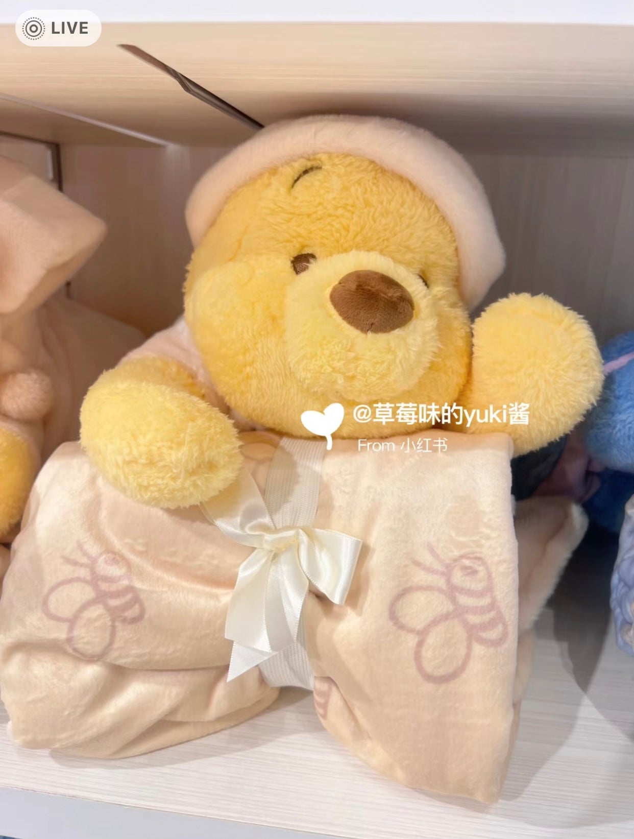Disney｜毛茸茸角色公仔盖毯/可拆分成玩偶?毯子｜高約 70 x 寬 100cm