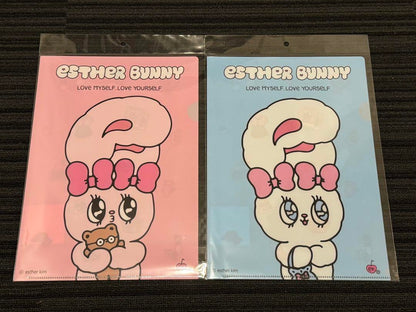 EstherBunny艾丝乐小兔｜粉粉角色A4文件夹/正反都可爱