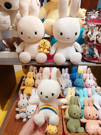 Miffy｜Rainbow Offwhite Plush Dolls/Plush Toy ｜18 cm