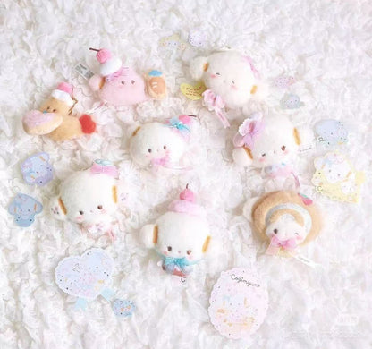 【limit 3】Sanrio｜Cogimyun Sweets Party 10th Anniversary Plush Keychain mystery bag/blind box/All 8 types｜1pcs