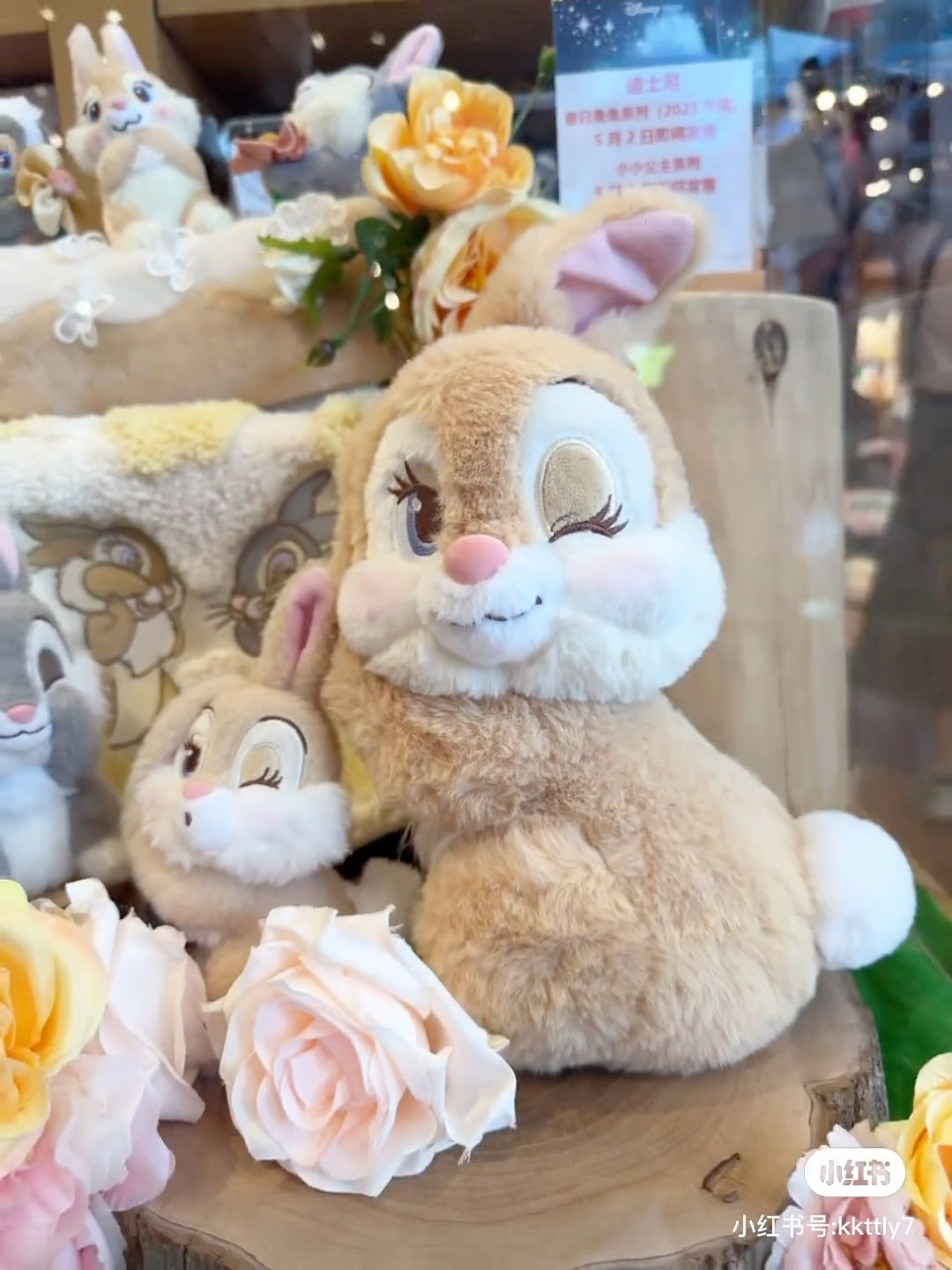 Disney｜Miss Bunny &amp; Thumper Plush Dolls/Plush Toy PASTEL BUNNIES｜H30×W15×D20cm approx.