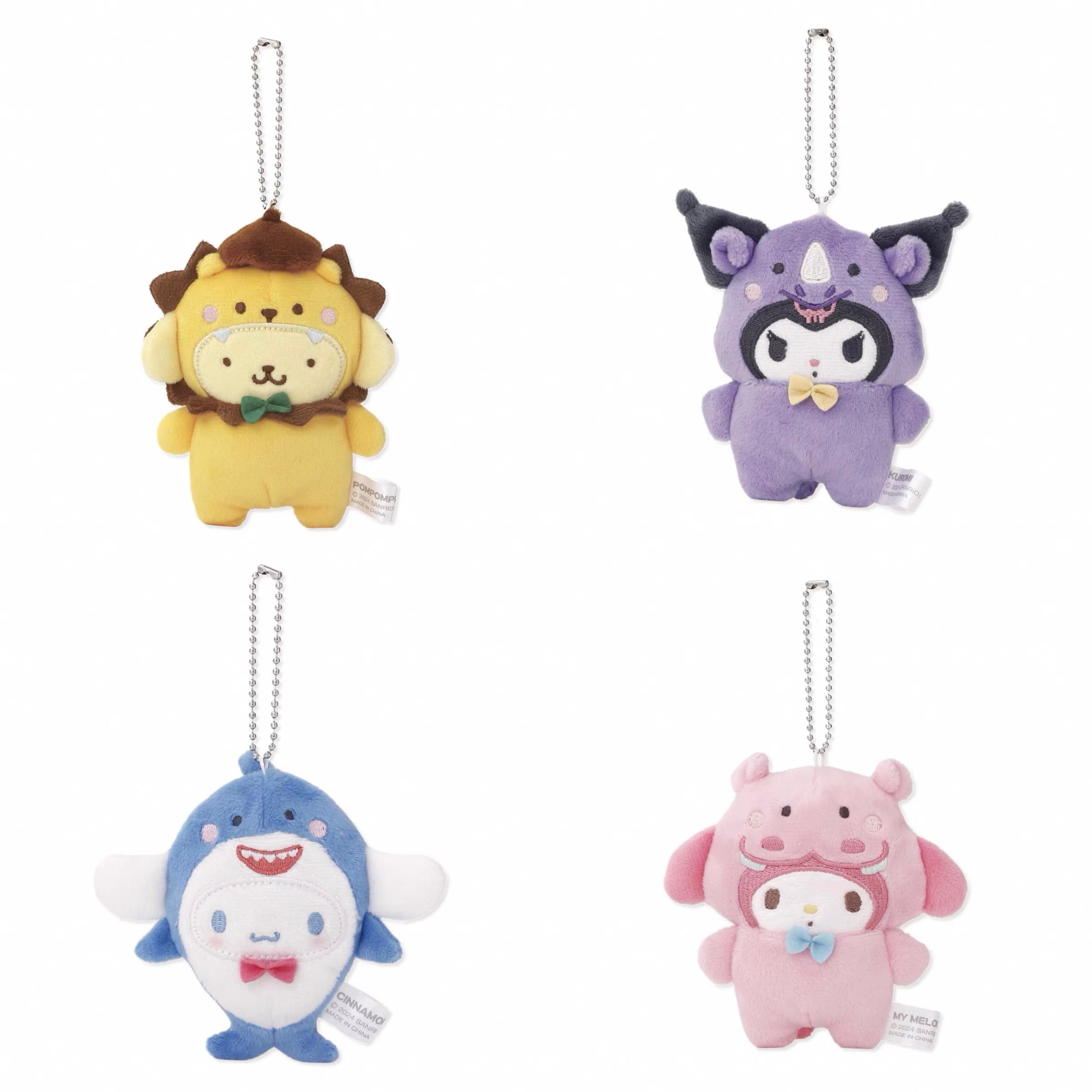 Sanrio｜Animal Mascot Holder /Plush Keychain｜115×115×32mm approx.