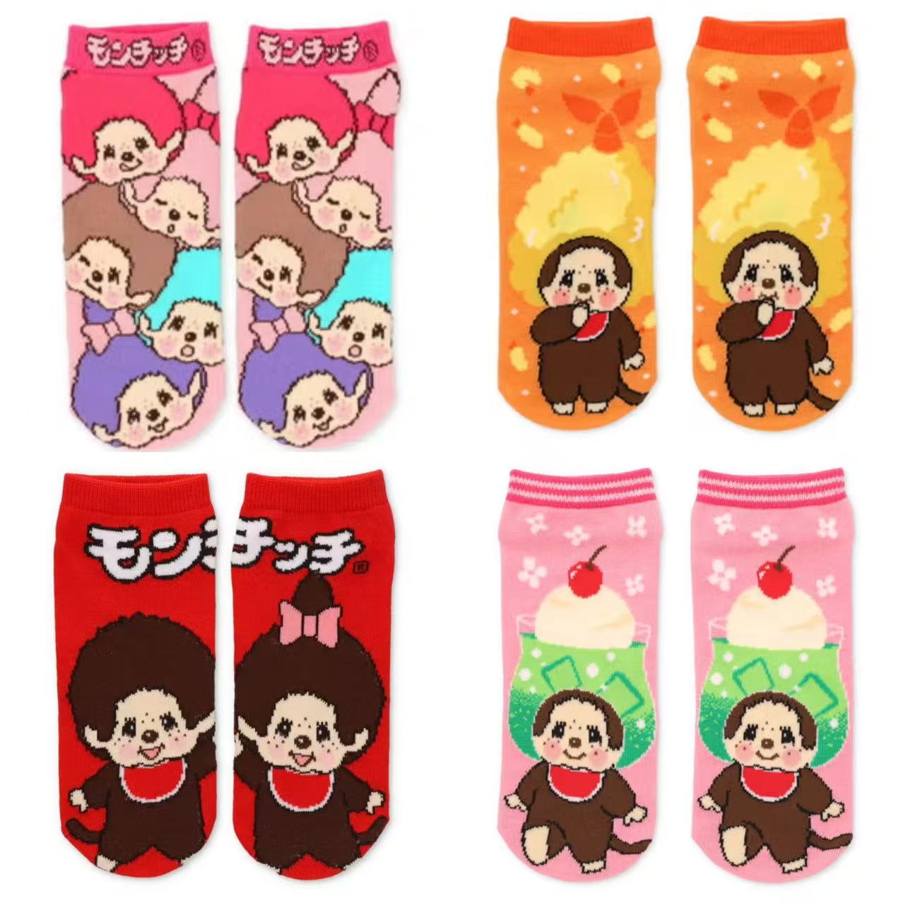 Monchhichi｜Character Ankle Socks｜23-25cm approx.