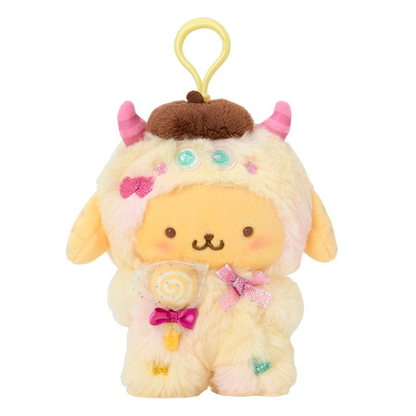 Sanrio｜Colorful Pop Monster Mascot Holder /Plush Keychain｜W12.5 x D7.5 x H14.5cmm approx.