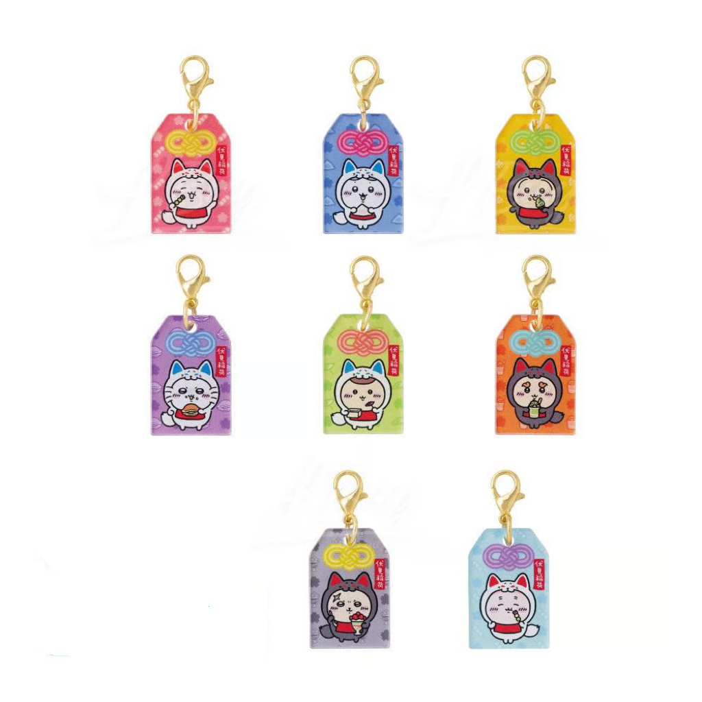 Chiikawa｜Kyoto Fushimi Inari Limited Akali Omori Small Charm mystery bag/blind box/All 8 types｜1pcs