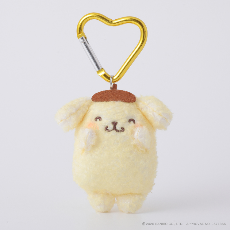 Sanrio｜Cheek Squeeze Mini Mascot Holder /Plush Keychain｜H75mm approx.