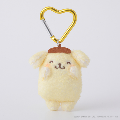 Sanrio｜Cheek Squeeze Mini Mascot Holder /Plush Keychain｜H75mm approx.