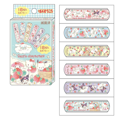 Sanrio｜Boxed Adhesive Bandage｜18 sheets