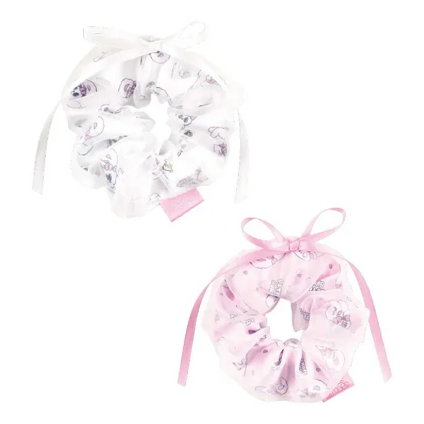 Esther Bunny｜Scrunchie Satin Layered｜108×108mm approx.
