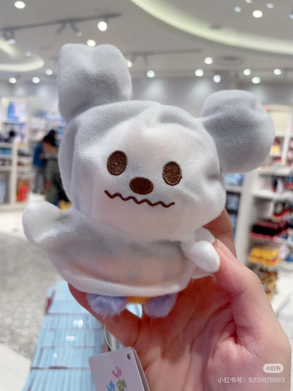 Disney迪士尼｜Urupocha-chan Plush - Mickey Mouse / Halloween Ghost万圣节限定豆豆眼可变装米奇毛绒挂件/包挂｜约13×12×8cm