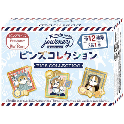 Mofusand｜mofumofu journey Pins Collection mystery bag/blind box/All 12 types｜1pcs