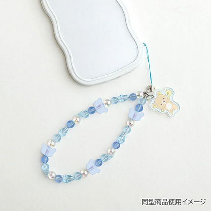Rilakkuma｜Rainy Day to Sunny Bead Strap with Mascot｜130×55mm approx.