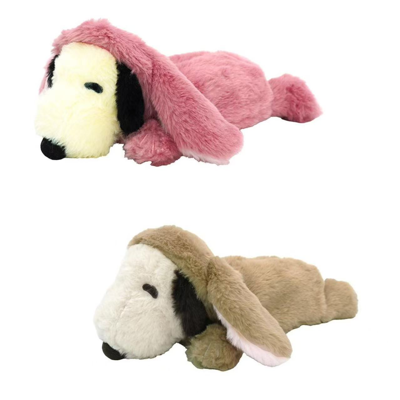Snoopy｜Peanuts Fluffy Hooded Lop-Eared Bunny Long Pouch｜H12 x W20 x D33cm approx.
