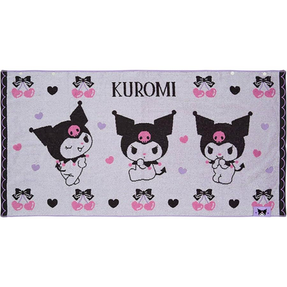 Sanrio｜100% cotton Snap Bath Towel｜31.0 x 24.0 x 4.2cm approx.