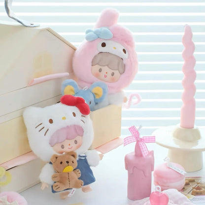 FINDING UNICORN zzoton Sanrio Characters Love League Buddies Series Vinyl Plush keychain Blind Box