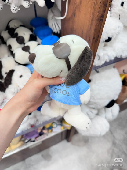 Snoopy史努比｜PEANUTS SNOOPY Sax Blue JOE COOL玩偶/公仔｜约H19×W14×D13cm