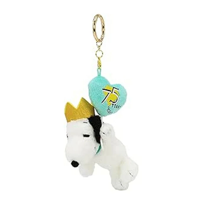 Snoopy｜Peanuts 75th Anniversary Mascot Holder /Plush Keychain｜H18 x W8 x D8cm approx.