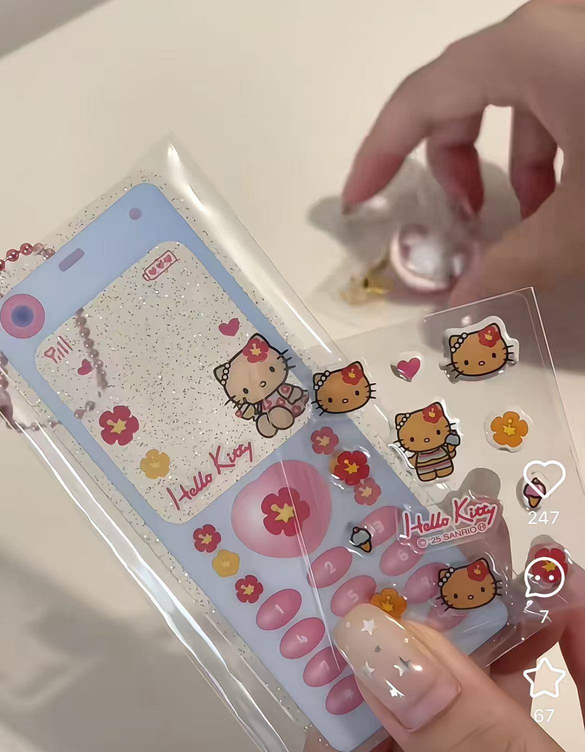 Hello Kitty｜Nostalgic Gala Cake Holder mystery bag/blind box/All 6 types｜1pcs