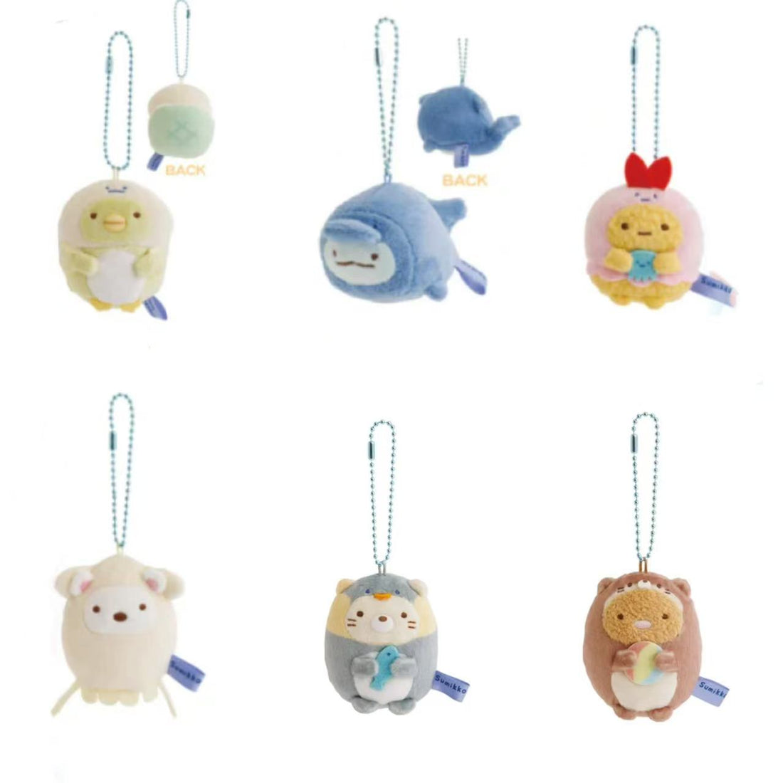 【limit 1】Sumikko gurashi｜Sanx Aquarium 2026 Limited Edition Mascot Holder /Plush Keychain