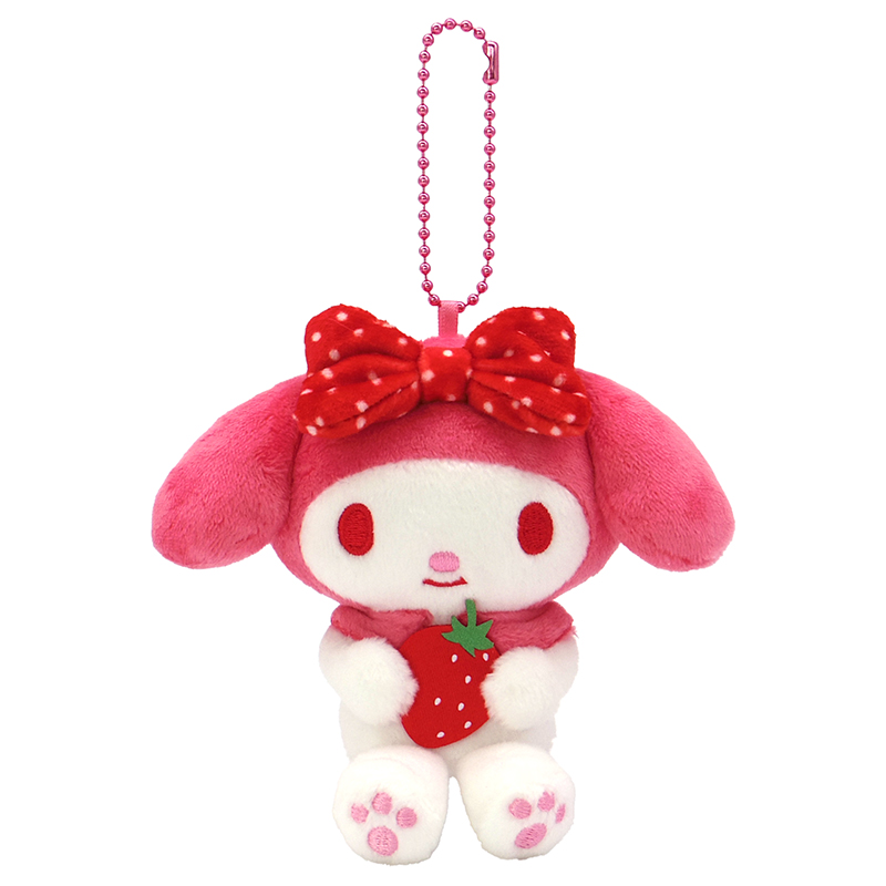Sanrio｜My Melody 50th Anniversary  Mascot Holder /Plush Keychain｜H11.5 x W11 x D6cm approx.