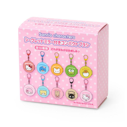 Sanrio｜Character Grand Prix 1st Edition Compact Brush with Secret Mirror（pink）mystery bag/blind box/All 10 types｜1pcs