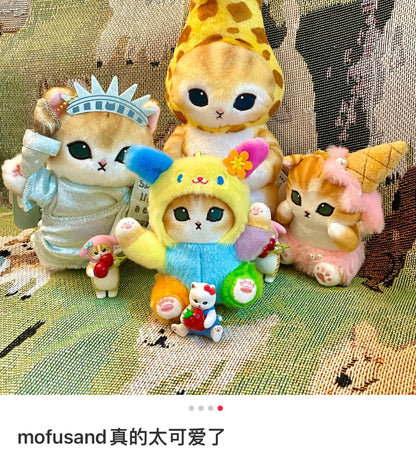 Mofusand｜Mofumofu Journey Statue of Liberty Mascot Holder /Plush Keychain｜H150 x W135 x D90mm approx.