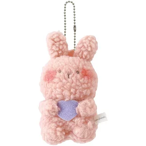 Cotton Friends｜Fluffy Mascot Holder /Plush Keychain｜77 x 67 x 170 mm approx.