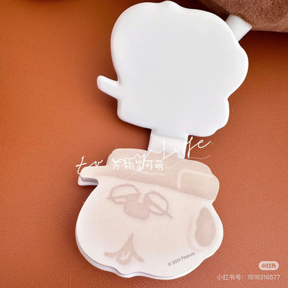 Snoopy史努比｜Peanuts Die-cut Sticky Notes / Bread可爱角色软软面包手感脸型便签本｜40枚入
