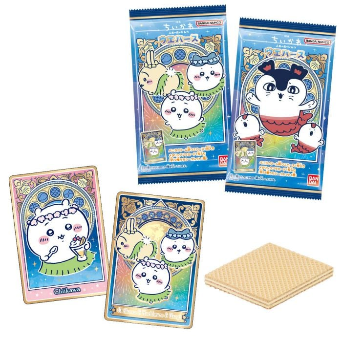 chiikawa｜Movie "Chiikawa" Secret of the Mermaid Island Wafer Card mystery bag/blind box/All 22 types｜1pc