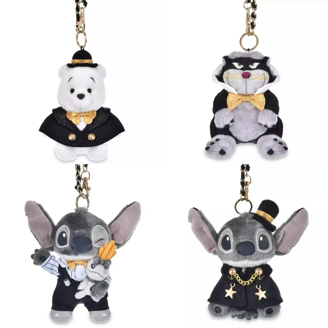 Disney｜KURONOHI - BLACK STYLE Mascot Holder /Plush Keychain｜H13.5×W11.5×D19cm approx.