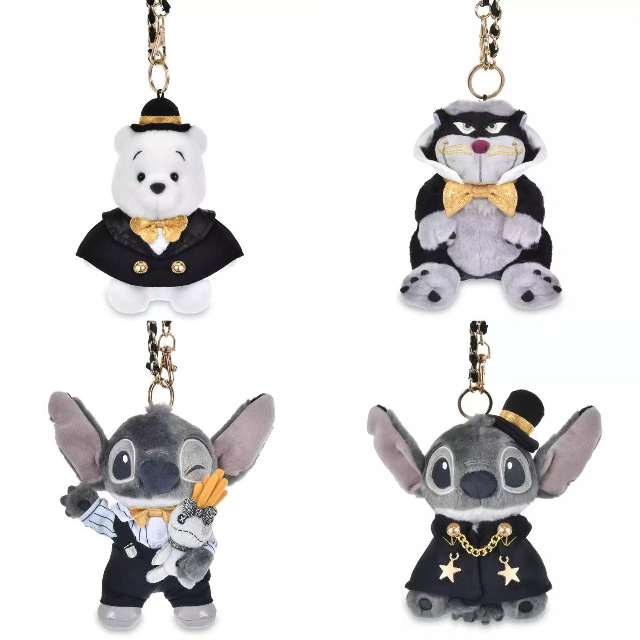 Disney｜KURONOHI - BLACK STYLE Mascot Holder /Plush Keychain｜H13.5×W11.5×D19cm approx.