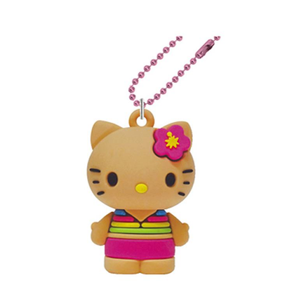 Hello kitty｜Y2K Tan PVC Keychain｜45×30×25mm approx.