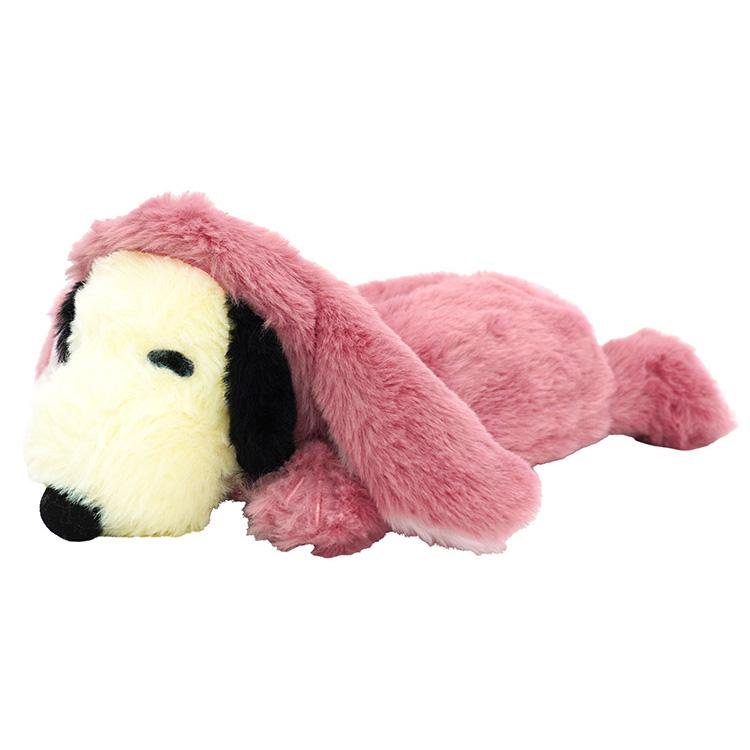 Snoopy｜Peanuts Fluffy Hooded Lop-Eared Bunny Long Pouch｜H12 x W20 x D33cm approx.