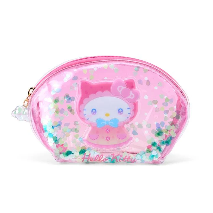 Sanrio｜Sweet Rain Collection Glitter Clear Cosmetic Pouch｜18×7×12.5cm approx.