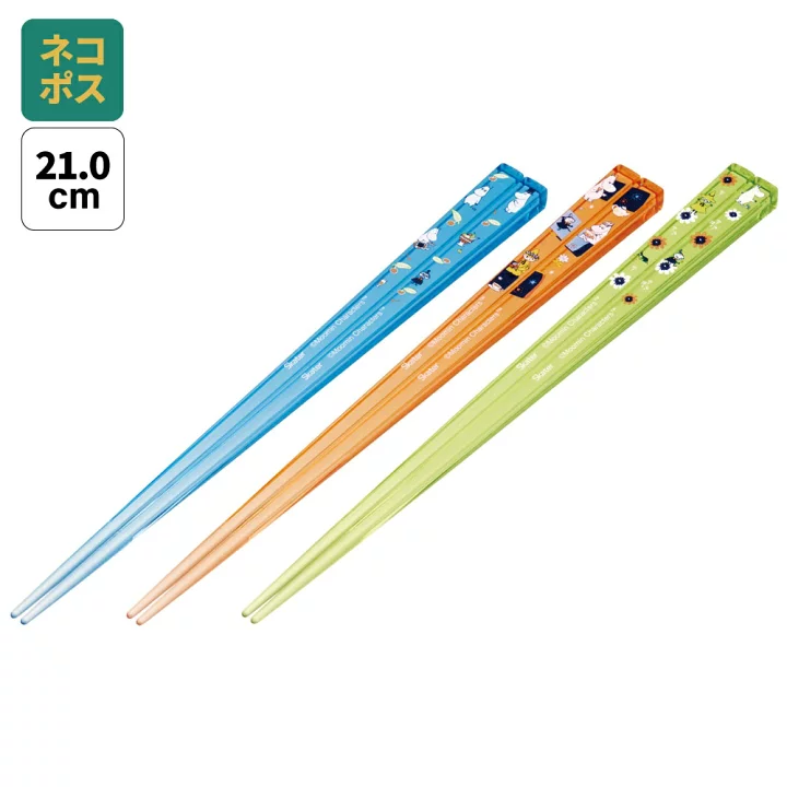 Moomin｜Acrylic Chopsticks Set of 3｜21cm approx.