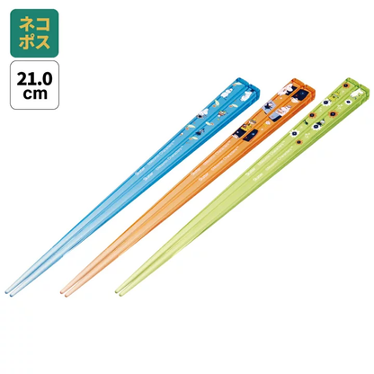 Moomin｜Acrylic Chopsticks Set of 3｜21cm approx.