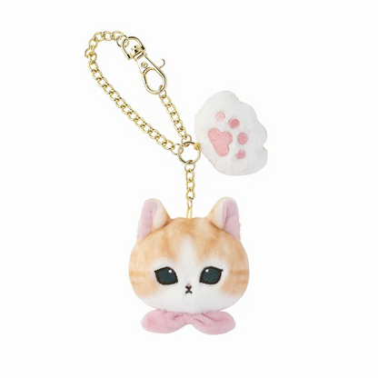 Mofusand｜Mascot Paw &amp; Gold Keychain｜H40 x W55 x D25mm approx.