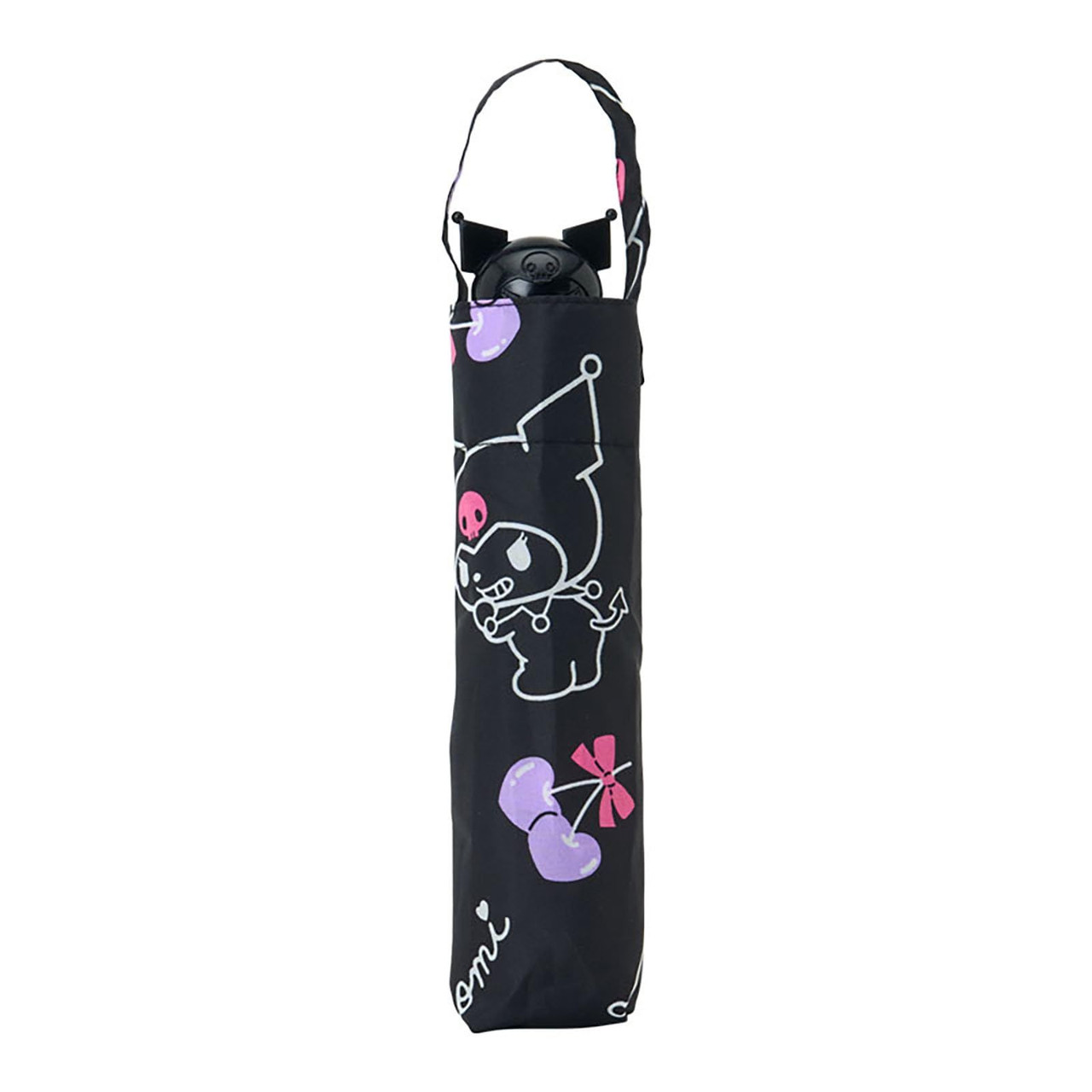 Sanrio｜Black Cherry Folding Umbrella｜5.5×5.5×24cm approx.