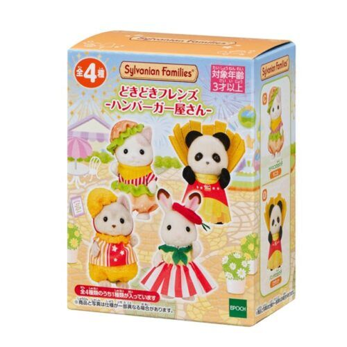 SylvanianFamilies｜Doki-Doki Friends The Hamburger Shop mystery bag/blind box/All 4 types｜1pcs