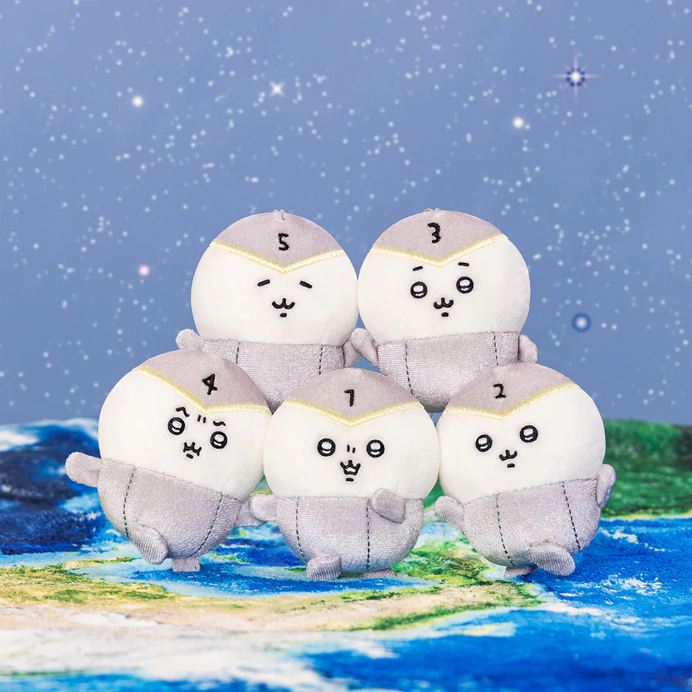 Nagano｜The Mysterious 5 People of Space Mascot Set｜Each H80×W65×D40mm approx.