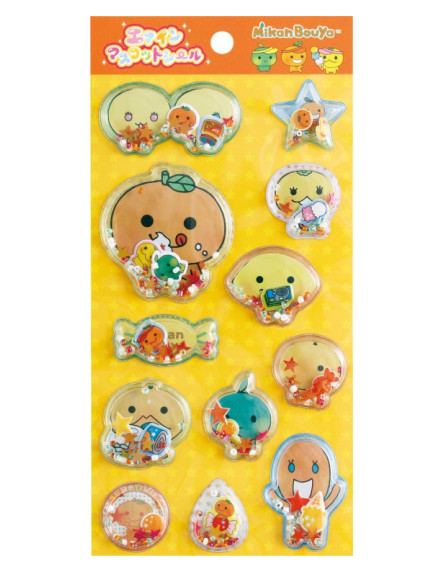 Sanx｜Air-in Mascot Sticker｜200×95mm approx.