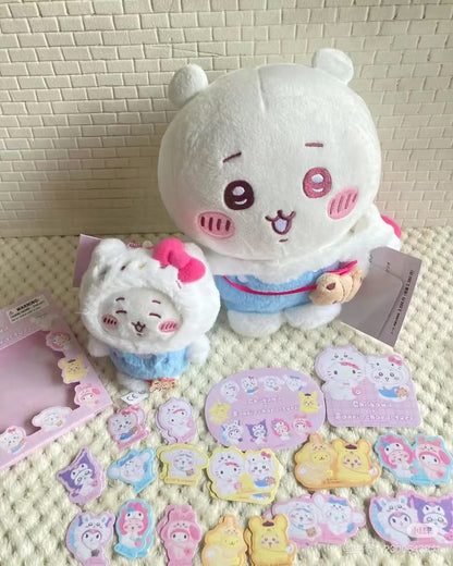 【limit 1】Sanrio｜Chiikawa X Sanrio Characters  Plush Dolls/Plush Toy｜16 x 19 x13cm approx.