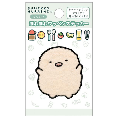 Sumikko gurashi｜Patch Series  Fluffy Patch Sticker｜H97 x W57mm approx.