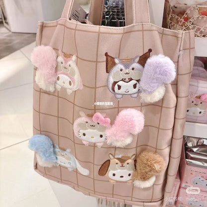 Sanrio｜Squirrel series Tote Bag ｜ 35× 59×38cm approx.