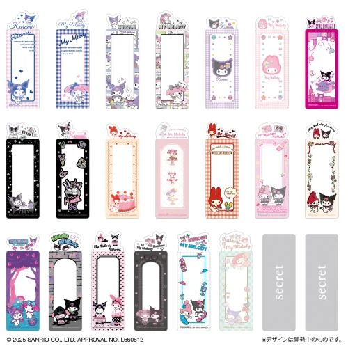 Sanrio｜Kuromi &amp; My Melody Bookmark Collection Set mystery bag/blind box/All 22 types｜1pcs