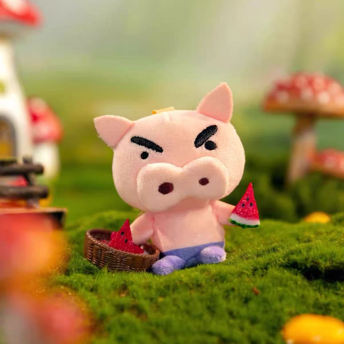 Crayon Shin-Chan Animal Plush Keychain Blind Box